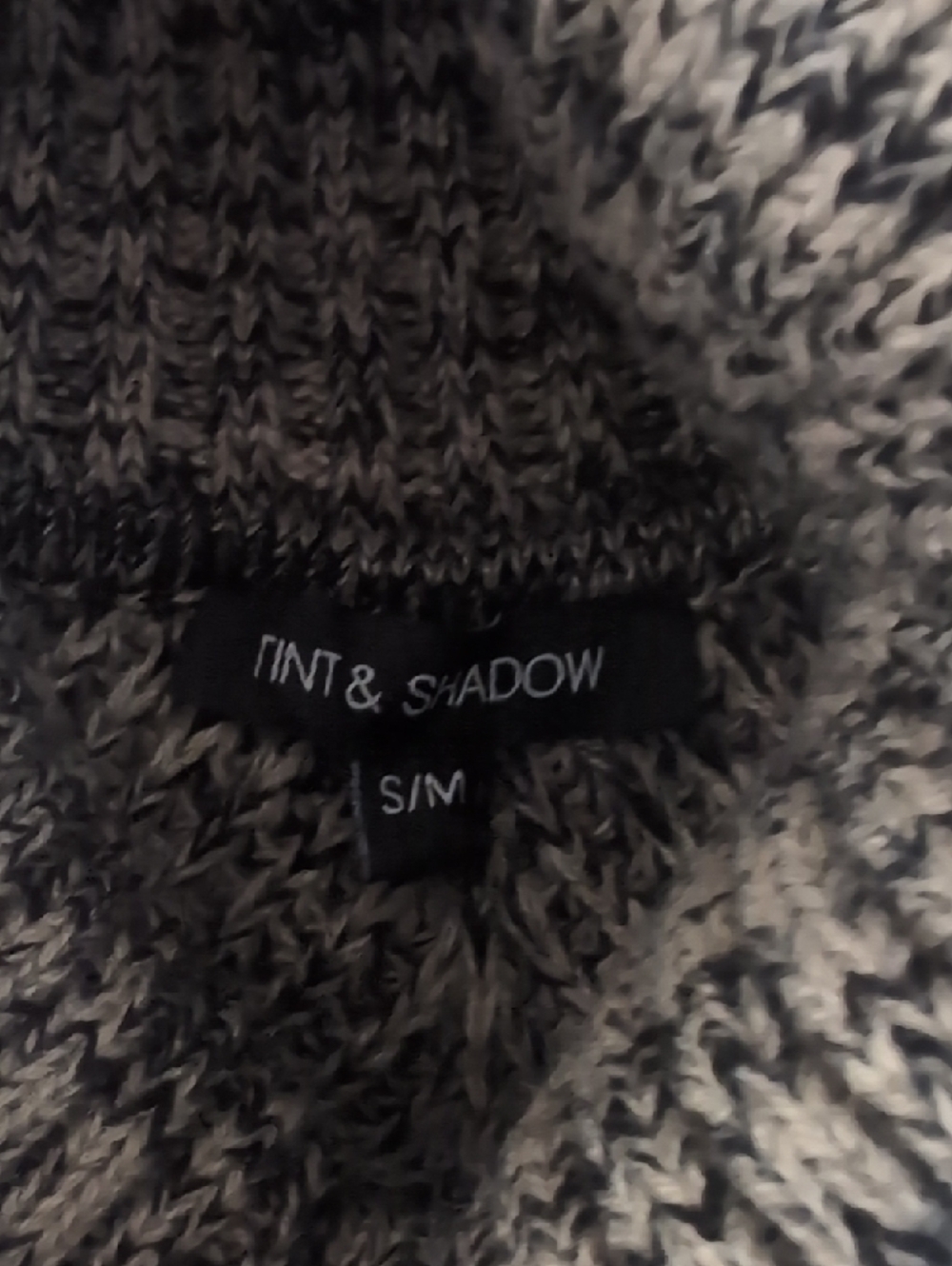 Tint & Shadow Grey Turtleneck Fringe Poncho - Picture 2 of 5